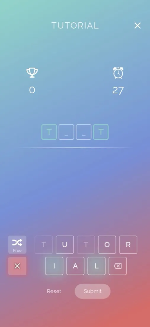 WordStress screenshot — online multiplayer word game